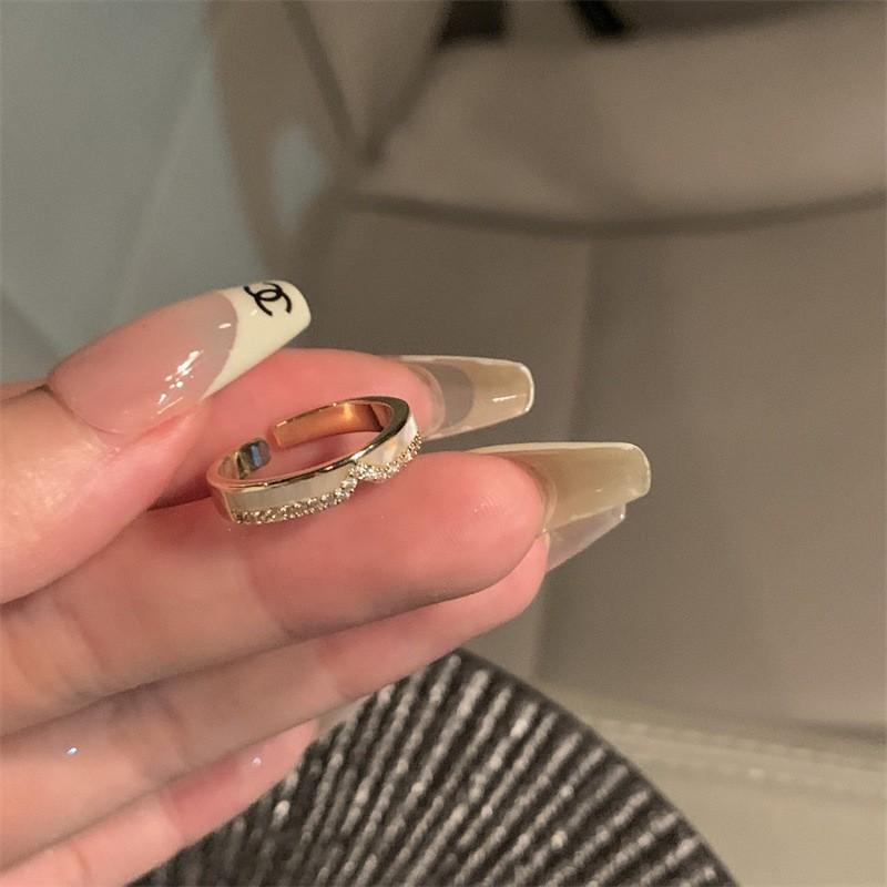 Enamel Colorful Butterfly Ring For Women Adjustable Open Design Unique And Jewelry Chic