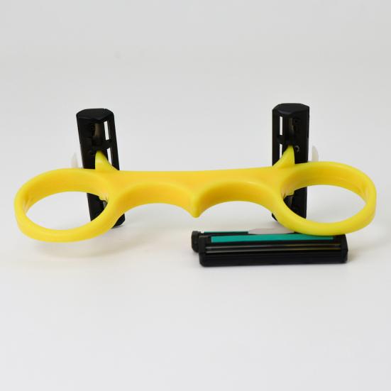 Ручная быстрая бритва для головы для стрижки налысо с 4 лезвиями, эргономичный триммер с ручным приводом для мужской кожи головы, бороды, тела, груминга, дорожный набор для стрижки