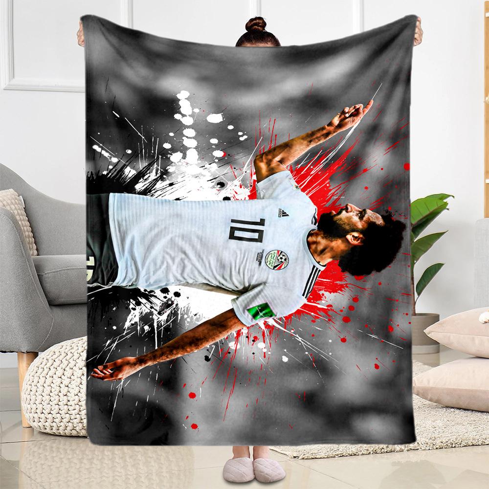 Salah's Dynamic Sprint Blanket Comfortable Great for Seaside Office Chair Sofa for All Seasons Playful Design Ideal Gift For Birthday Valentine'S Day