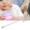 4pcs Straws Professional Food Grade Silicone Straw Wide Mouth Baby Sippy Straws Baby Drinking