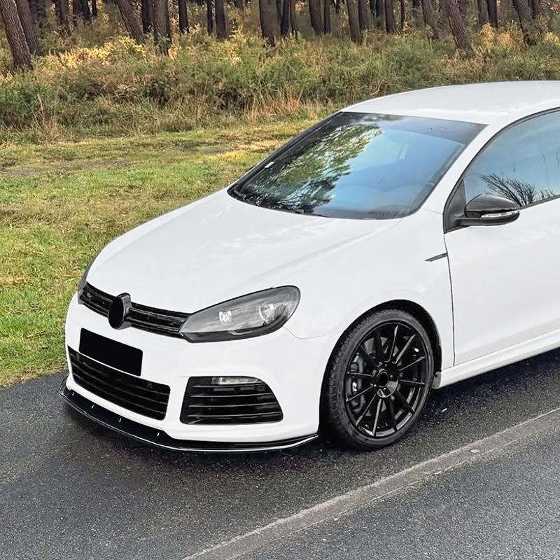 Front Bumper Lip Spoiler Diffuser Splitter Body Kits for Volkswagen VW Golf 6R Golf MK6 R 2008-2012 Modification Accessories