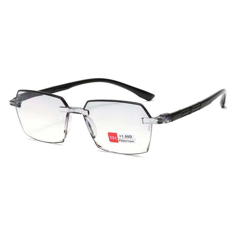 New Reading Glasses Fashion Presbyopia Hyperopia Women Rimless Eyeglasses Business Men Reading Eyewear +1.0 +1.5 +2.0 +2.5 +3.0