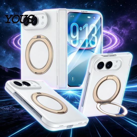 Защитный чехол с защитой от падения, матовый, магнитный, для IPhone Duo, с кольцом 360 градусов, вращающаяся крышка без кольца, держатель-присоска, беспроводная зарядка