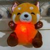 Raccoons Animal Cute Plush Doll With Emit Light And Sound Design For Kids Gift