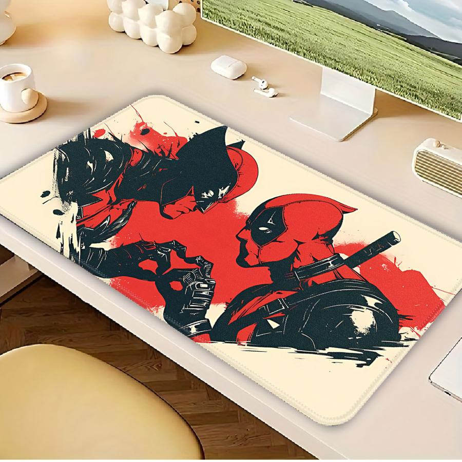 Marvel Deadpool Wolverine Cute Mouse Pad office Pad Computer Laptop Pad Desk accessories Game Console Pad Keyboard Mouse Pad