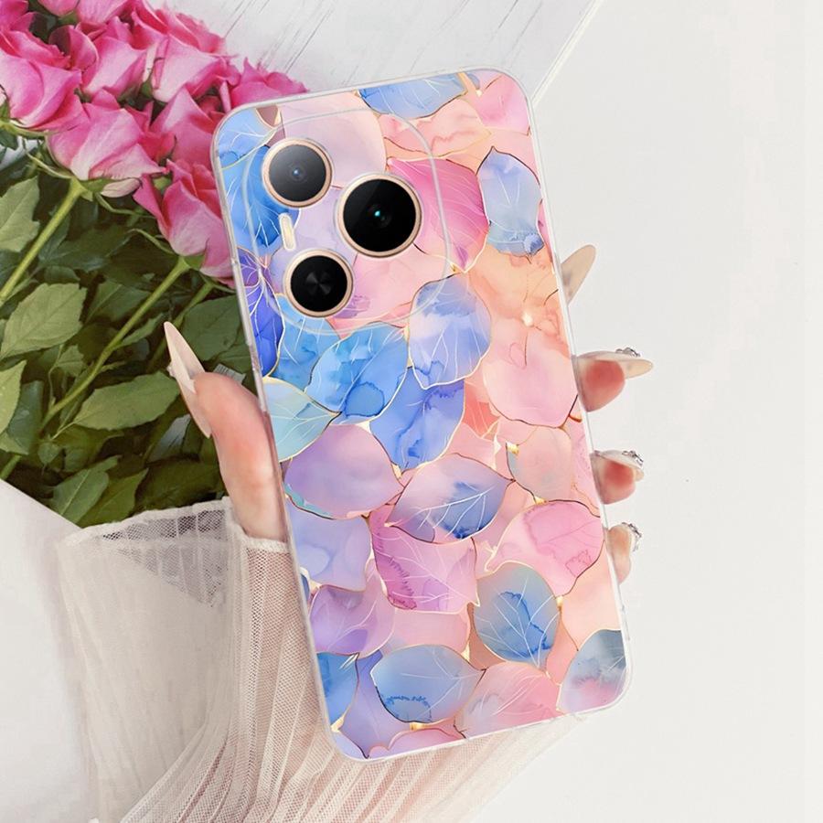 For Honor Power2 Phone Case Power 2 SER-AN00 Cover Fashion Butterfly Flower Soft Silicone Shell Honor Power DVD-AN00 Funda