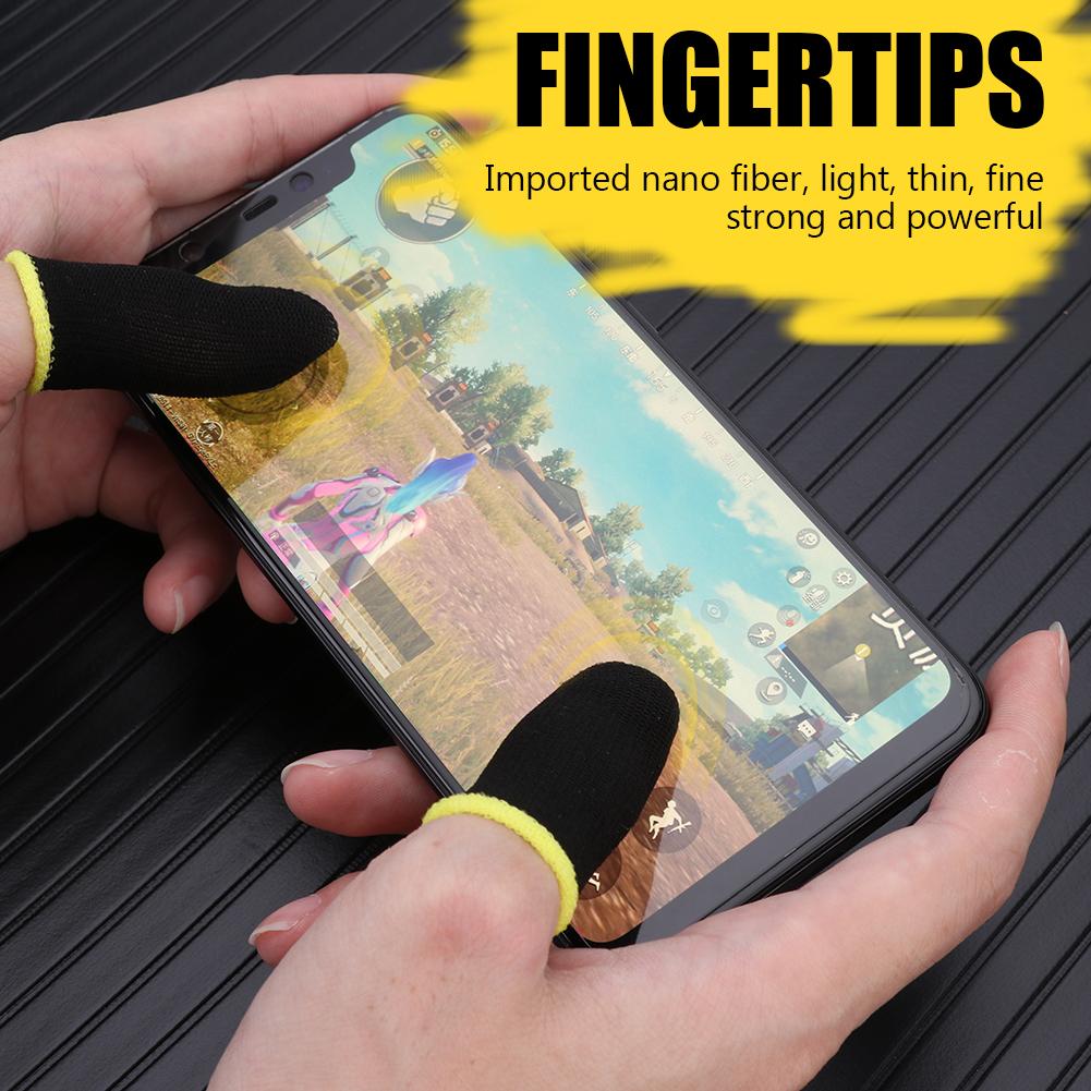 20/40pcs Mobile Game Fingertip Cover Sweatproof Anti-slip Touch Screen Finger Sleeve Breathable Gaming Fingertip Cover For Gamer 5
