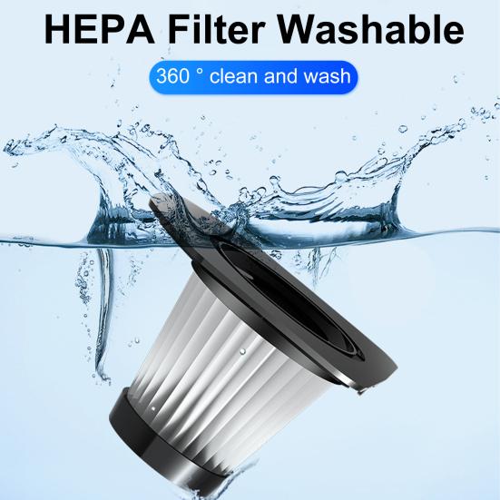 Автомобильный пылесос со светодиодной подсветкой, 120 Вт, высокая мощность, 2000 мАч, беспроводной перезаряжаемый портативный пылесос двойного назначения с сильной мощностью всасывания, автомобильные принадлежности