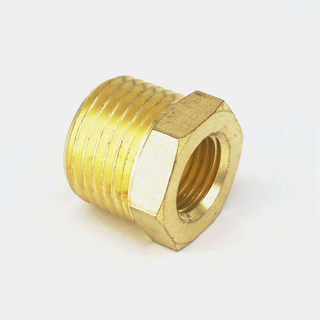 1/4" 3/8" 1/2" 3/4" NPT BSPT Наружная x Внутренняя Латунная Редукционная Втулка Трубные Фитинги Соединители Адаптер Воздух Газ Топливо Вода