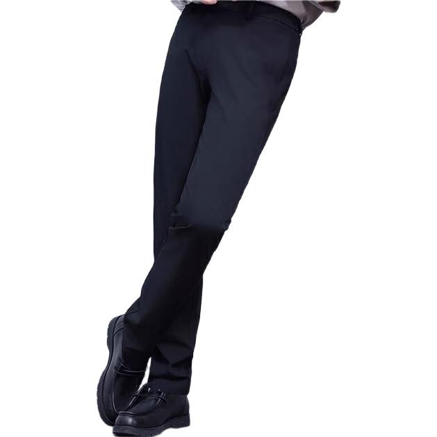 Original Men's Casual Pants, Versatile All-Season Trousers, Slightly Elastic, Easy-Care Men's Pants for Spring, Gray, Size S