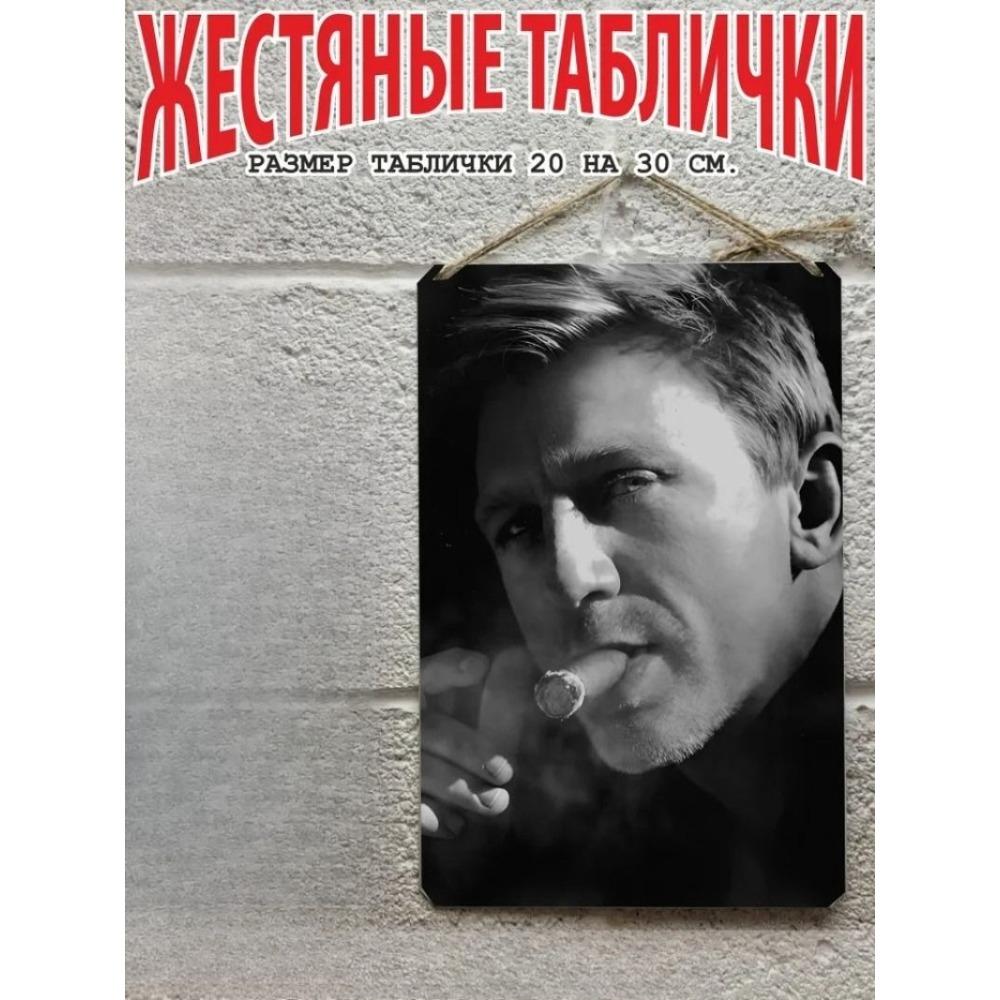 Металлический Декор Стен, Постер с Портретом Брюса Ли для Домашнего Интерьера