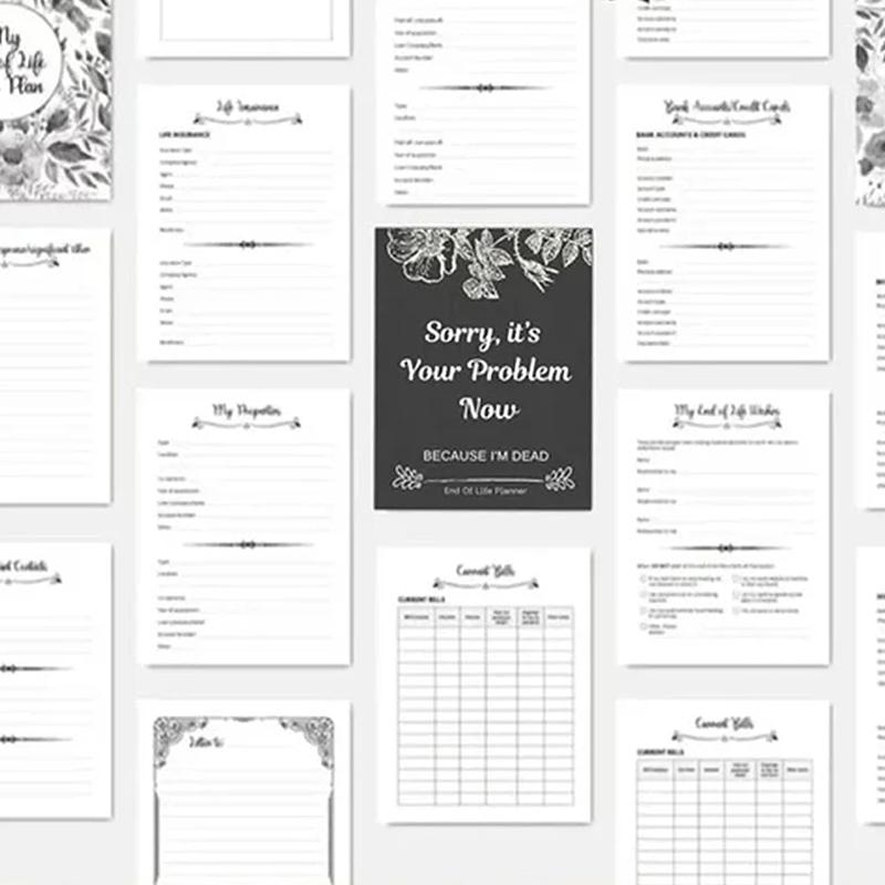 Извините, теперь это ваша проблема, потому что я мертвецки смешной Планировщик конца жизни Организатор конца жизни Рабочая тетрадь конца жизни