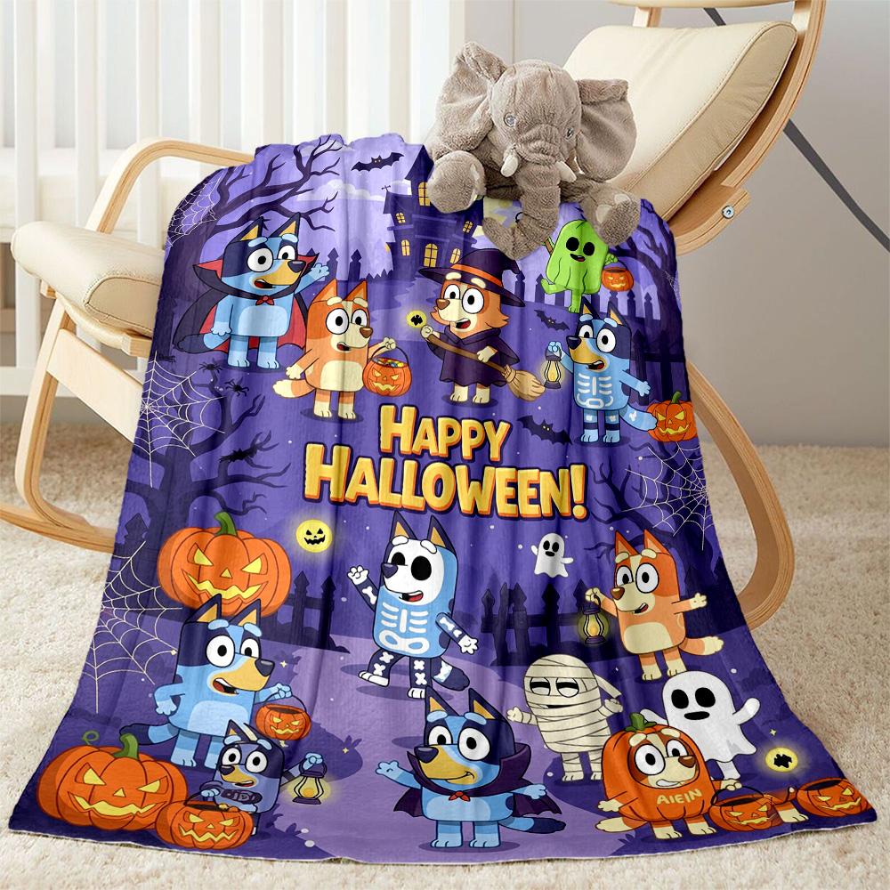 Bluey Friends Adventure Blanket Durable Comfort Great for Bed Office Chair Picnics Four Seasons Multipurpose Modern