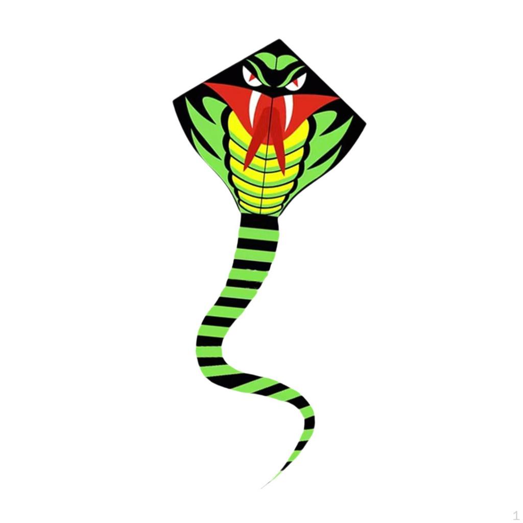 Кайт в форме змеи, очень большой, для активного отдыха, легко управляемый, летающая игрушка, одностропный, для детей во дворе