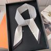 Fashion Skinny Silk Scarf for Women Fashion Hair Ribbons Headbands Bandana Female Bag Wrist Wrap Neckerchief Foulard Neck Ties