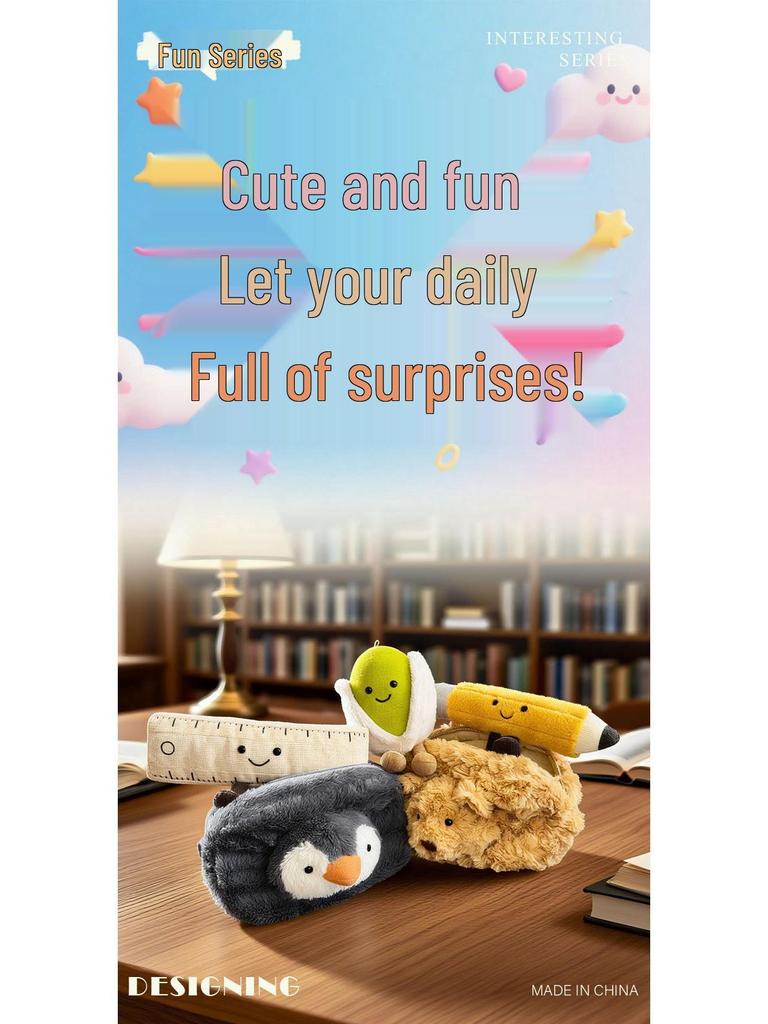 Cute Little Coconut Doll: Caramel Biscuit House Plush Toy & Children's Decoration Gift