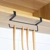 Multifunctional Kitchen Storage Tools White Black Toilet Shelf Paper Roll Rack Minimalist Style Home Organizer Tissue Hanger