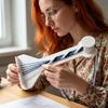 Мини-инструмент для ручного плетения, регулируемый станок для вязания, стойка для плетения веревок DIY, удобный для начинающих