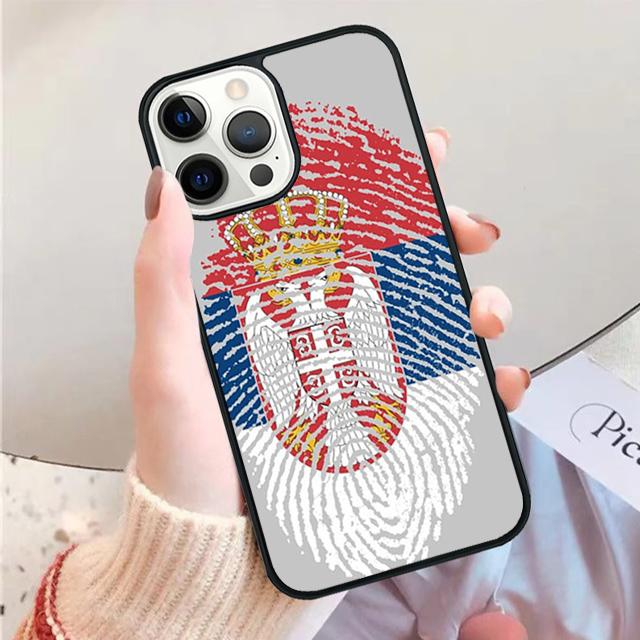 Флаг Сербии Сербский Чехол для Телефона для iPhone 17 Air 16 15 14 12 13 PLUS 11 PRO MAX Задняя Крышка Fundas coque Чехол