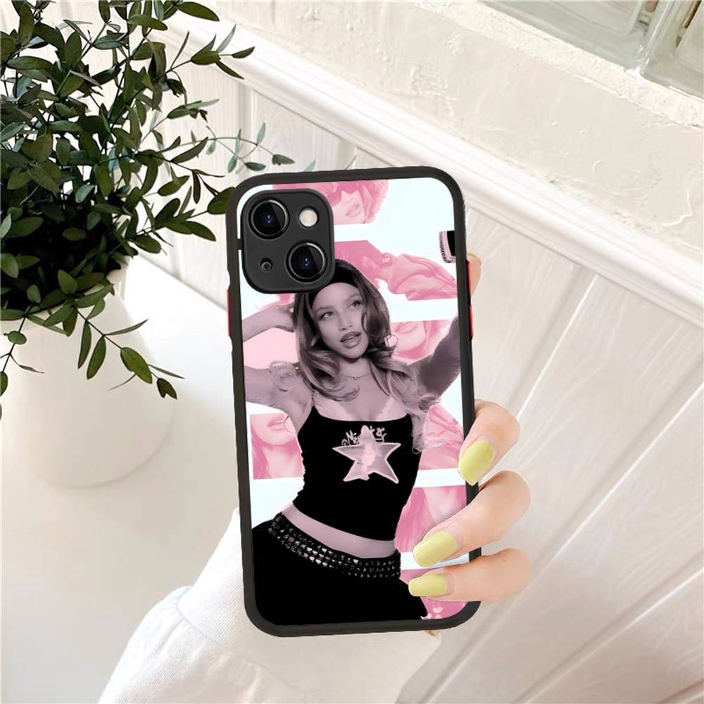Emilia Mernes Mp3 Phone Case for iPhone 14 11 12 13 Mini Pro Max 8 7 Plus X XR XS MAX Translucent Matte Cover