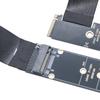 M.2 NVMe Key-M PCIe 4.0 X4 30CM Extension Cable Flexible Ribbon Riser Card for Custom PC Build Projects