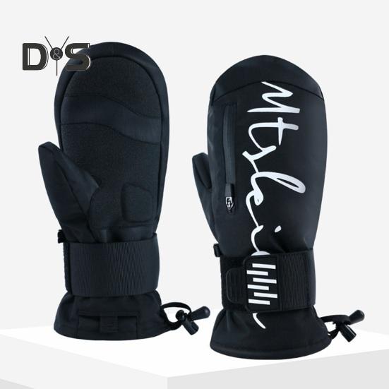 Лыжные перчатки со встроенной защитой запястья. Амортизирующие зимние перчатки из ЭВА. Водонепроницаемые теплые перчатки для сноуборда, катания на лыжах и велоспорта.