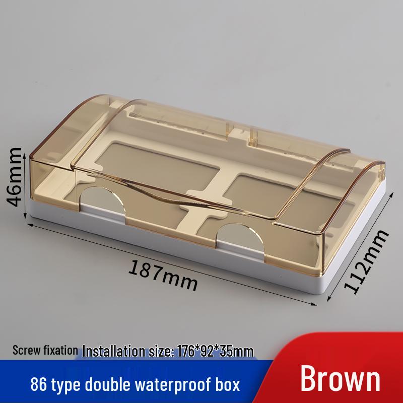 Outdoor Recessed Weatherproof Socket Cover with Screw Installation