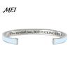 Inspirational Bracelet This Too Shall Pass Mantra Cuff Bracelet, Adjustable Engraved Motivational Gift for Encouragement Bangle Hidden Information