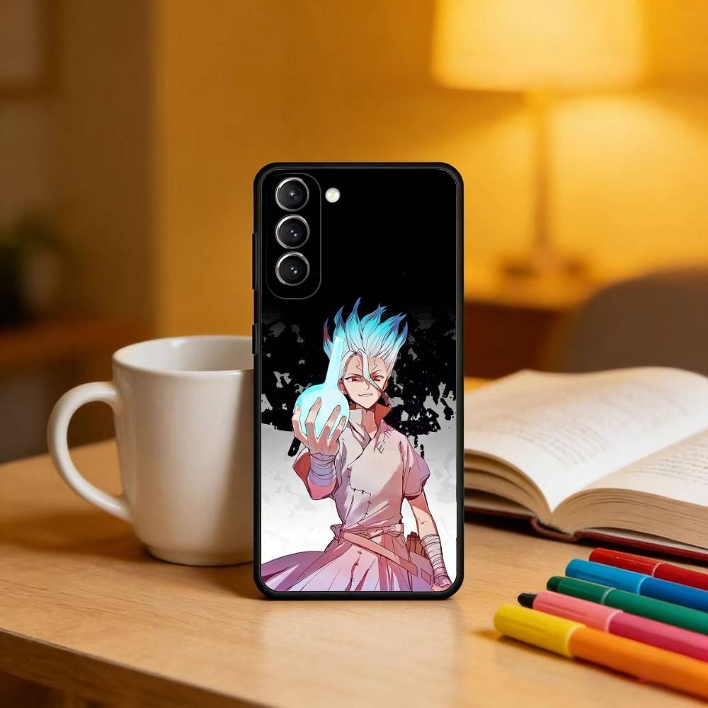 Чехол-бампер D-Dr S-STONE для Samsung Galaxy S21 S25 FE S24 S23 Ultra S20 S9 S22 Plus S10 из ТПУ