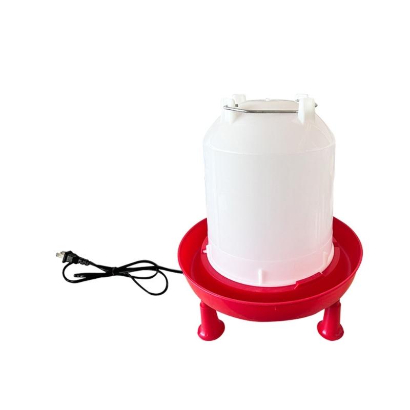 Efficient Electric Heated Waterer for Livestock with Safety Mechanisms Water Dispenser Feeder for Poultry Duck Chicken
