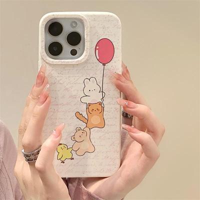 Zhitai Чехол из пшеничной шелухи для iPhone 15 Pro Max/14/16 Pro - Милый мультяшный дизайн для 7/8 поколения.