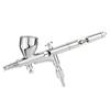 KKmoon Professional Gravity Feed Airbrush Set for Art Painting Tattoo Paint Hobby Spray Model Air Brush Nail Tool 0.2mm