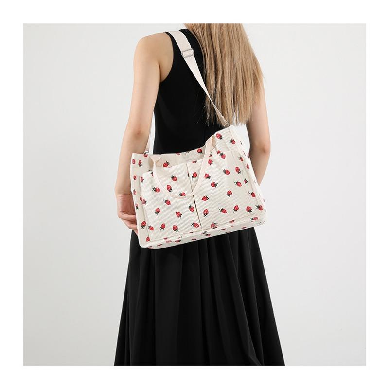 Simple Casual Personality Fashion Single Shoulder Tote Shopping Bag Tote Bag Summer Student Cloth Bag