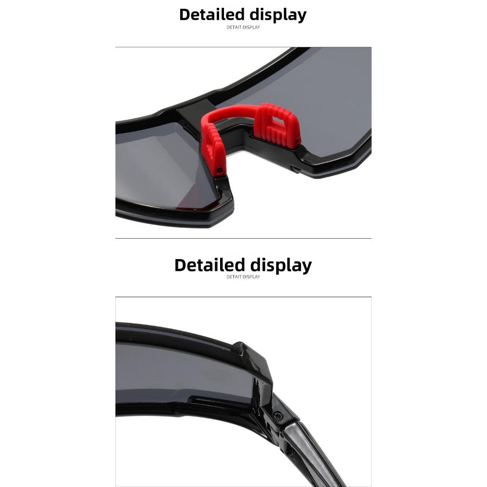 Европейские и американские новые спортивные велосипедные солнцезащитные очки, велосипедные трендовые мужские и женские цветные солнцезащитные очки для улицы, модные очки с покрытием