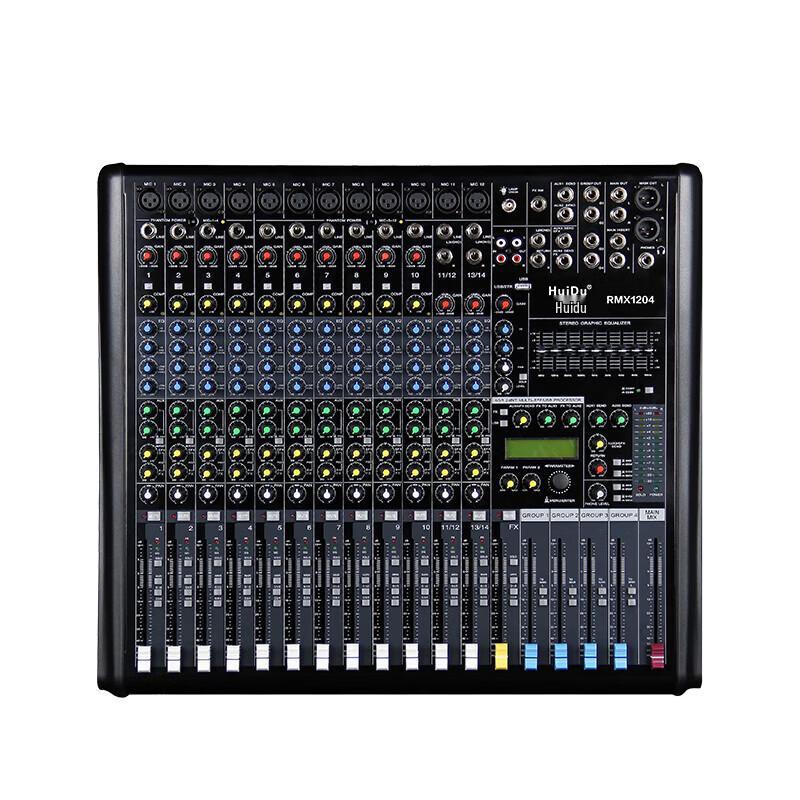 HuiDu RMX1204 Профессиональный многоканальный аналоговый микшер (Китайская версия)