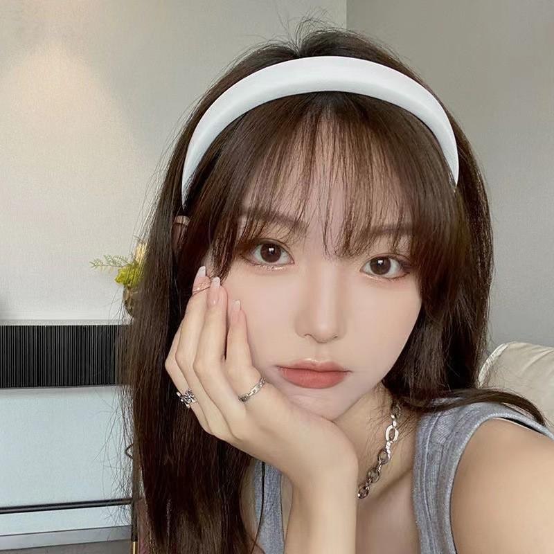 Резинка для волос из губки конфетного цвета, повязка на голову, женские аксессуары для волос во французском стиле - завязанная заколка, ювелирное изделие