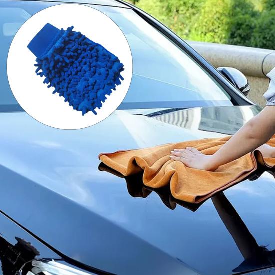 Рукавица для мойки автомобиля, безворсовая, с высокой впитывающей способностью, с высокой плотностью, для удаления грязи, неабразивная, машинная стирка, автомобиль