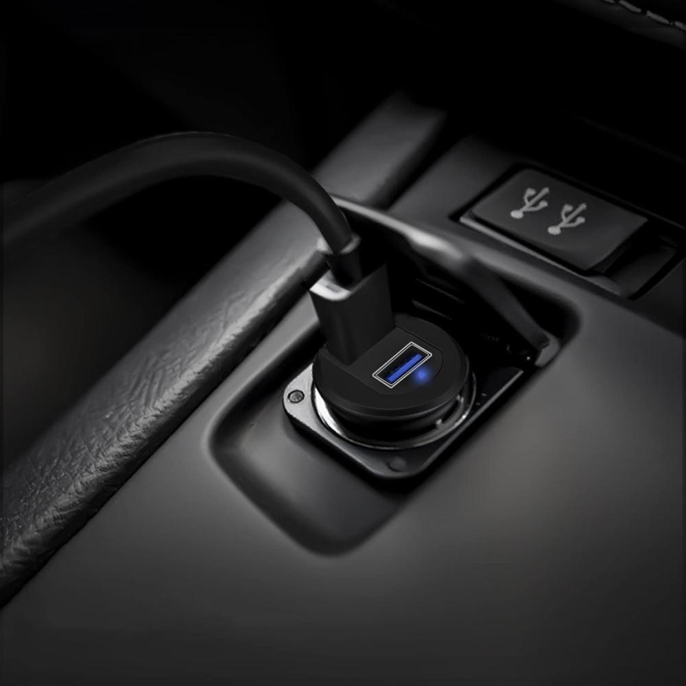 Удлинительный кабель с двумя портами, водонепроницаемая панель USB 3.0, автомобильный кабель для скрытого монтажа на приборную панель