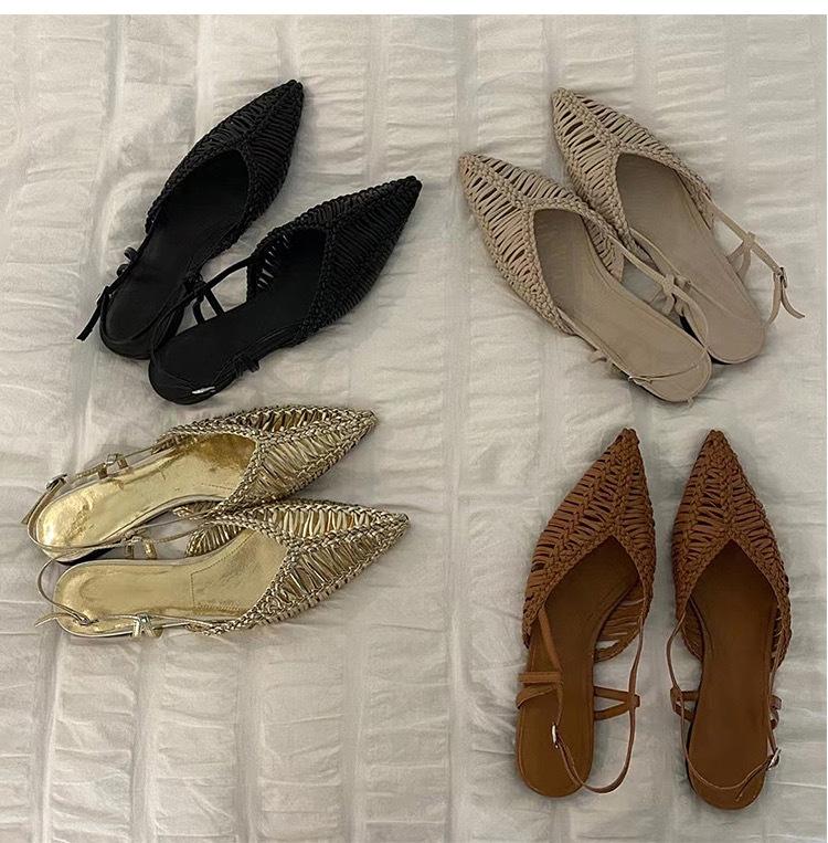 Коричневые плоские плетеные сандалии женские брендовые дизайнерские летние римские туфли для рыбаков для женщин черные сандалии De Mujer Verano ручной работы