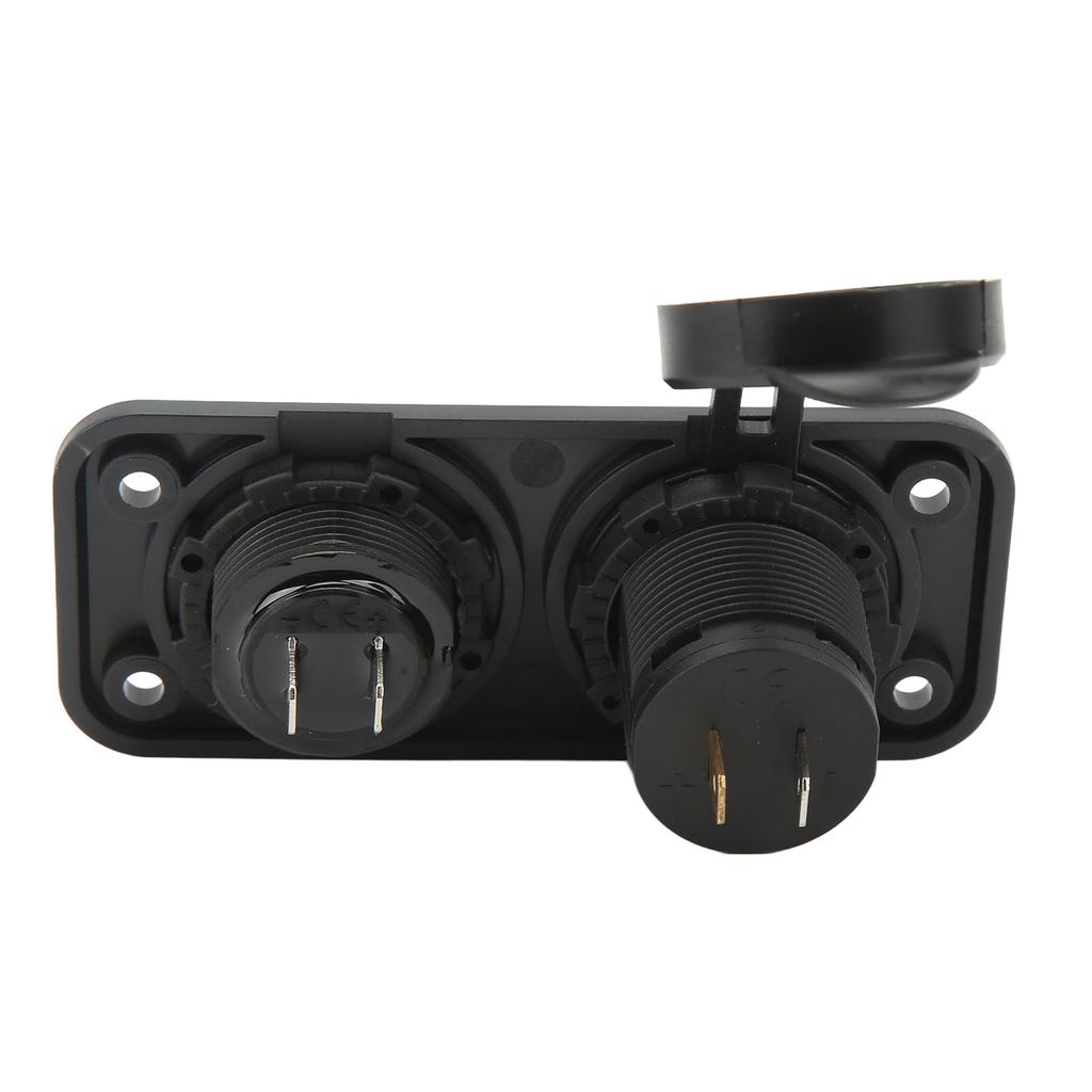 Автомобильное зарядное устройство с двумя портами, вольтметром с синей подсветкой, QC 3.0, PD 18 Вт, DC10–30 В для грузовика, дома на колесах, автобуса, лодки