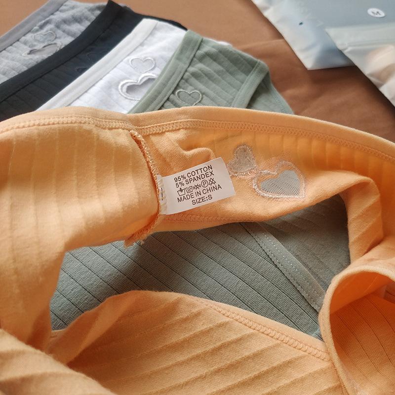 High Quality Comfort Low-rise Panties Female Cotton Breathable Hipster Panties Female Sexy Cute Student Girls Panties Female Summer Cotton