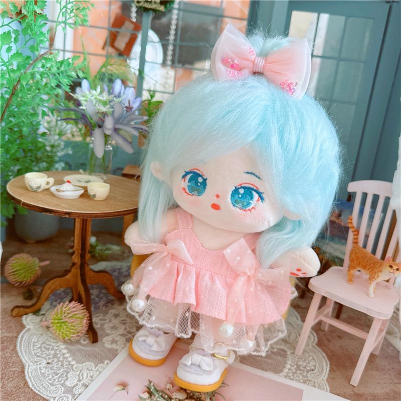 20 см хлопковая кукла с синими волосами Baby Friends Idol Star Dolls милые мягкие плюшевые игрушки куклы плюшевые игрушки фанаты коллекция подарков