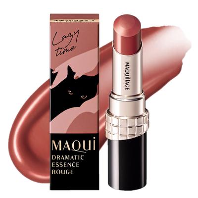 MAQuillAGE Dramatic Essence Rouge Lipstick OR301 Lazy Time - тонкий фруктово-цветочный аромат, блеск для губ, 4 г