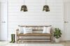 Pendant lamp, chandelier, ceiling lamp, lampshade, gold pattern