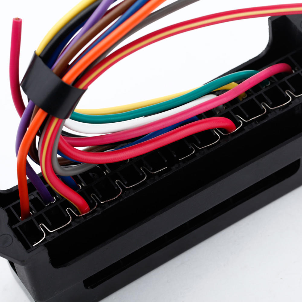 12 Way DC32V Circuit Car Trailer Auto Blade Fuse Box Block Holder ATC ATO 2-input 12-output Wire