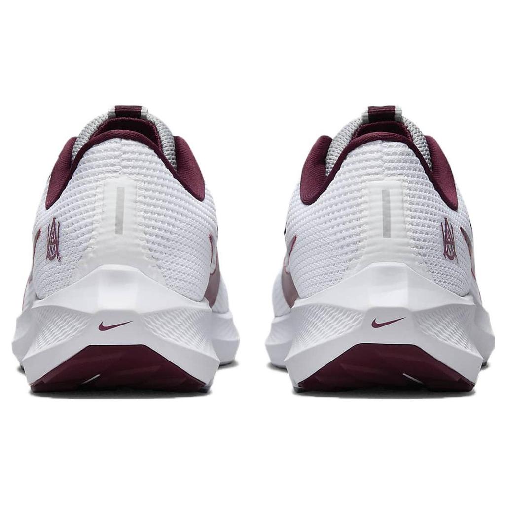 Nike Air Zoom Pegasus 40 Alabama A&M мужские кроссовки белые темно-кардинальские черные DZ5992-100