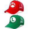 Детская мультяшная сетчатая кепка Mario для защиты от солнца - Дышащая теневая шляпа