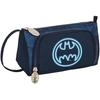 Pencil Case - Safta - Batman Legendary - Removable Pocket - Children - Synthetic Navy Blue