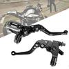 1Pair Universal 22mm 7/8" Motorcycle Hydraulic Adjustment Brake Clutch Master Cylinder Reservoir Lever For Brake Clutch E8N5
