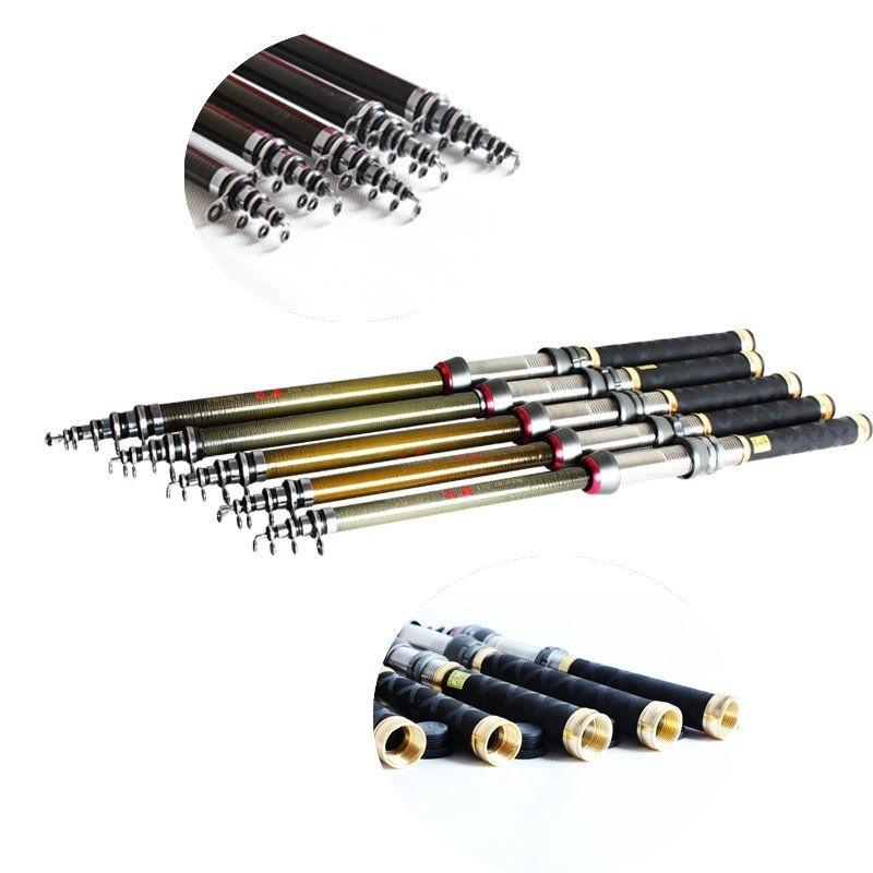 Carbon Saltwater Rod Ultra Light Telescopic Fishing Rod Surf Fishing Rod Spinning Fishing Pole